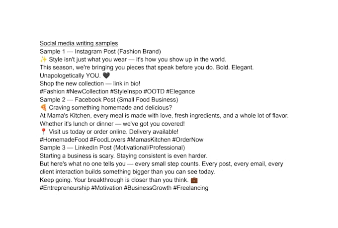 write engaging social media posts for your brand